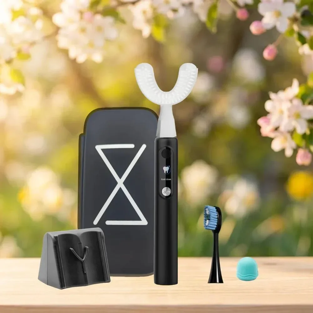 Black Sonic Toothbrush - Ultra Premium Pack